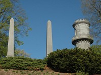 Fuller Obelisks Erected