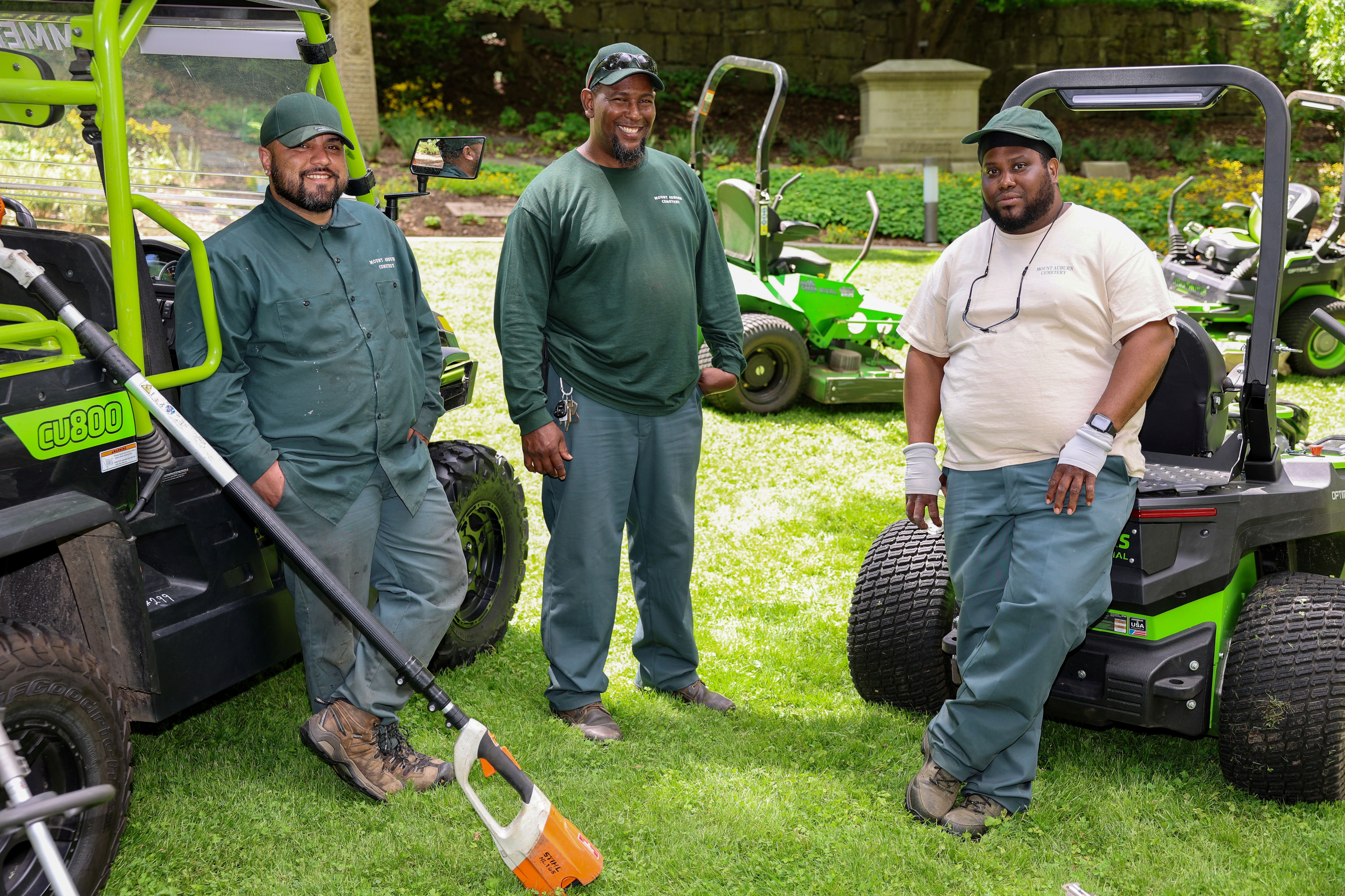 Mount Auburn Cemetery becomes first in US to use all battery-powered equipment
