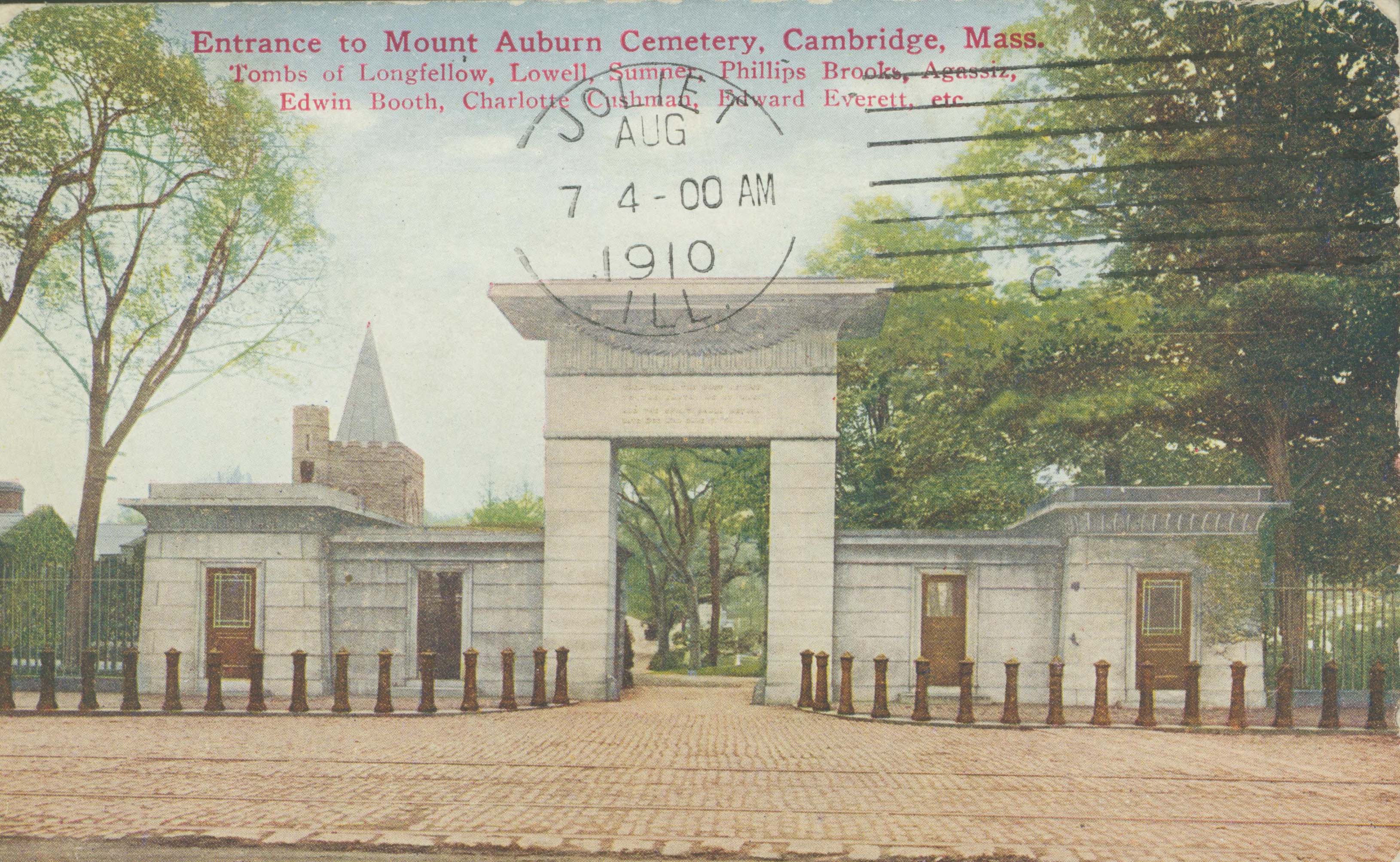 Image for Egyptian Revival Gateway: Welcoming Visitors to Mount Auburn Cemetery