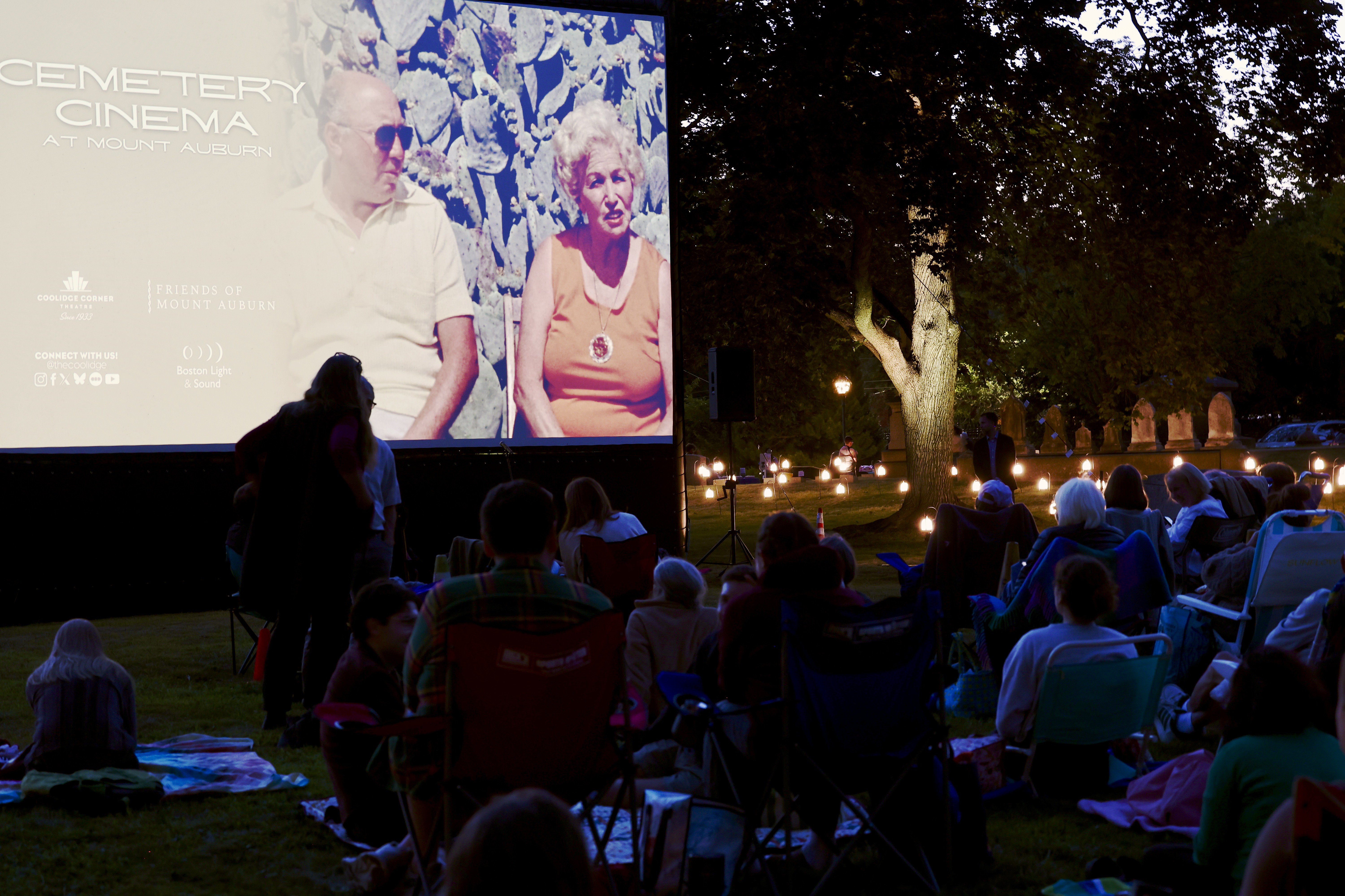 Cemetery Cinema is back at Mount Auburn