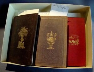 Collection of small volumes of consolation poetry.