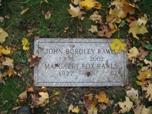 Monument for Harvard Professor John Rawls